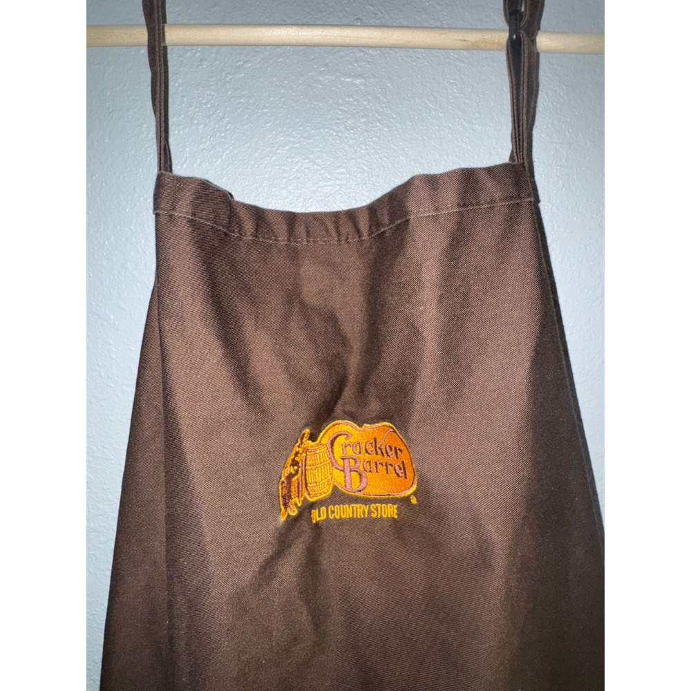 Cracker‎ Barrel Old Country Store Brown Apron Logo Adult
